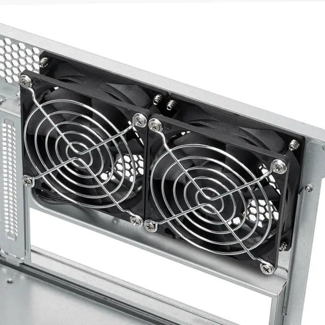 Alt view image 6 of 7 - SilverStone Technology RM45-360 4U Rackmount Chassis with Flexible Front Panel Design