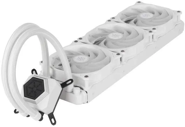 Alt view image 6 of 6 - SilverStone Technology Permafrost PF360W-ARGB V2 White-Colored 360mm All-in-One Liquid Cooler, Compatible with LGA115x/1200/1700/1851/2011/2066 and AM2/AM3/AM4/AM5/FM1/FM2 sockets