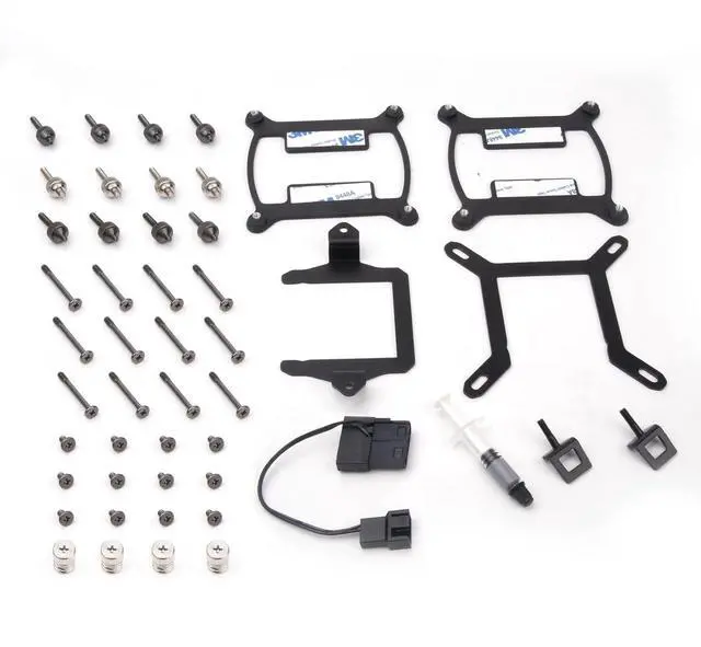 Alt view image 7 of 8 - SilverStone Technology Permafrost PF360-ARGB V2 360mm All-in-One Liquid Cooler, Compatible with Intel LGA115x/1200/1700/1851/2011/2066 and AMD AM2/AM3/AM4/AM5/FM1/FM2 sockets