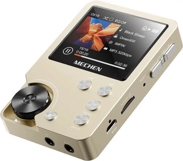Main image of M30 HiFi MP3 Player, Lossless DSD High Resolution Digital Audio Music Player, High-Res Portable Audio Player with 64GB Memory Card (Gold)