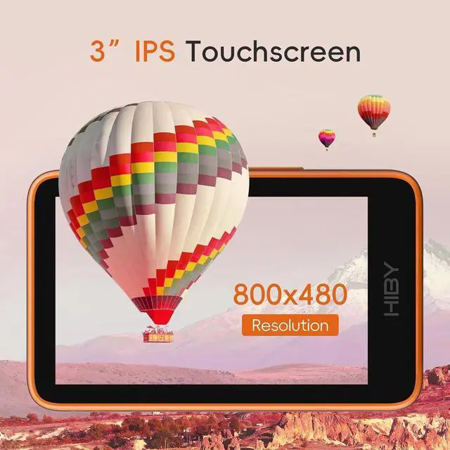 Alt view image 7 of 7 - R1 HiFi MP3 Player with Bluetooth 5.1 Tidal Qobuz DSD PCM Lossless Music Player with Touchscreen/Hi Res Audio Certified/MSEB Tuning/2TB Expanded Memory