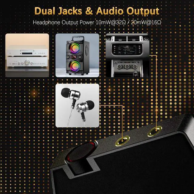 Alt view image 2 of 7 - MP3 Player with Bluetooth and HiFi, High Res Lossless Portable Music Player Devices, 2.8" Touch Screen HiFi Digital Audio Music Player with 64GB Memory Card, Support up to 128GB.