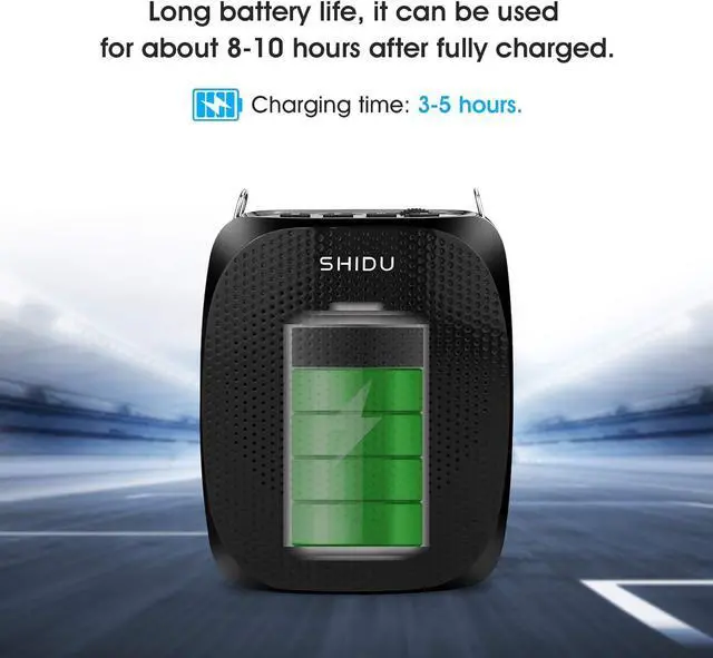 Alt view image 5 of 7 - Voice Amplifier Teacher with UHF Wireless Microphone Headset,Rechargeable voice amplifier Portable microphone for Teaching,Meeting,Training,Conferences,Lecturers,Fitness,Yoga Tour Guide Outdoor