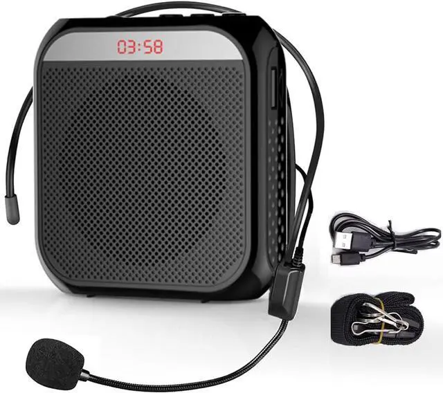 Main image of Portable Amplifier, Rechargeable Teacher Microphone, MiNi Amplifier System, Classroom Microphone, Tour Guide, Yoga Outdoor