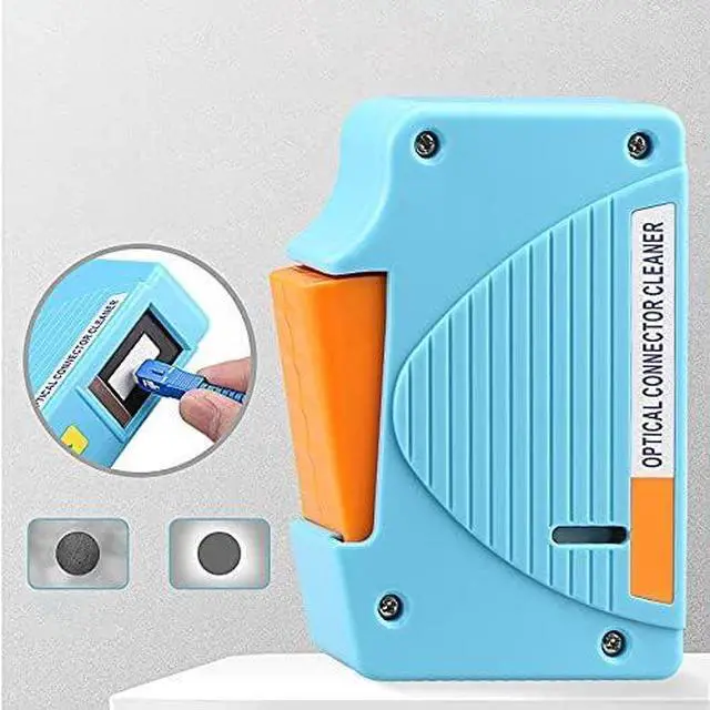 Alt view image 6 of 7 - Optic Fiber Cleaning Inspection Kits Including 400 Times Fiber Connector Microscope for 1.25/2.5mm FC/SC/ST/LC Connector & 1.25mm/2.5mm Cleaner Pens & Cleaning Cassette