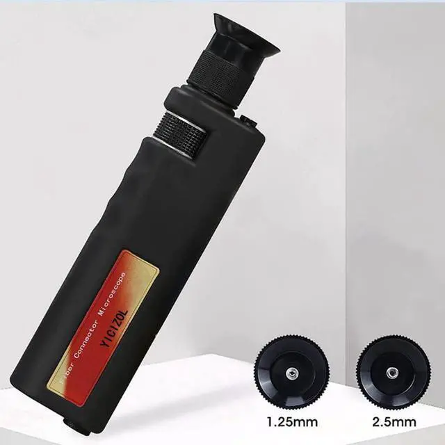Alt view image 3 of 7 - Optic Fiber Cleaning Inspection Kits Including 400 Times Fiber Connector Microscope for 1.25/2.5mm FC/SC/ST/LC Connector & 1.25mm/2.5mm Cleaner Pens & Cleaning Cassette