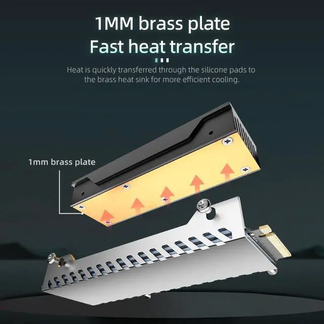 Alt view image 6 of 7 - M.2 2280 ARGB Hard Drive Heatsink Cooling M2.2280 SSD Cooler With Fan 5V 3Pin Addressable RGB Sync Multi Mainboard Efficient Heat Dissipation SSD Radiator - White