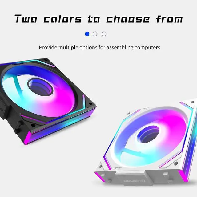 Alt view image 2 of 4 - 120mm UNI Fan Infinity Mirror Module Daisy-Chain ARGB Fan Single Package,ONLY Fan,Without LINE, Need to Buy The Connection Cable Separately - Black