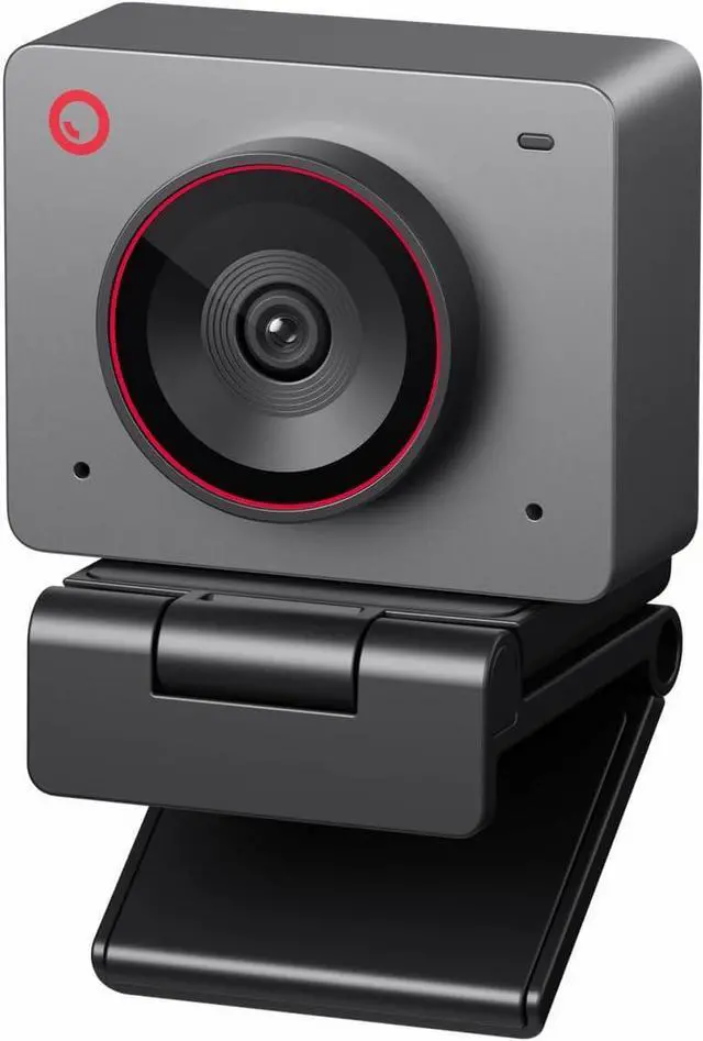 Main image of OBSBOT Meet 2-4K Webcam for PC with 1/2" Sensor, AI Framing & Autofocus, Beauty Mode, Lightweight, Gesture Control, HDR, Dual Microphone, 60 FPS, Web Cam for Streaming, Meeting, Gaming. (Space Grey)
