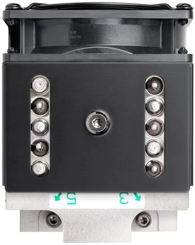 Alt view image 4 of 5 - SilverStone Technology XE04-SP5 Black Fan Shroud 4U Server/Workstation CPU Cooler for Socket SP5, SST-XE04-SP5B