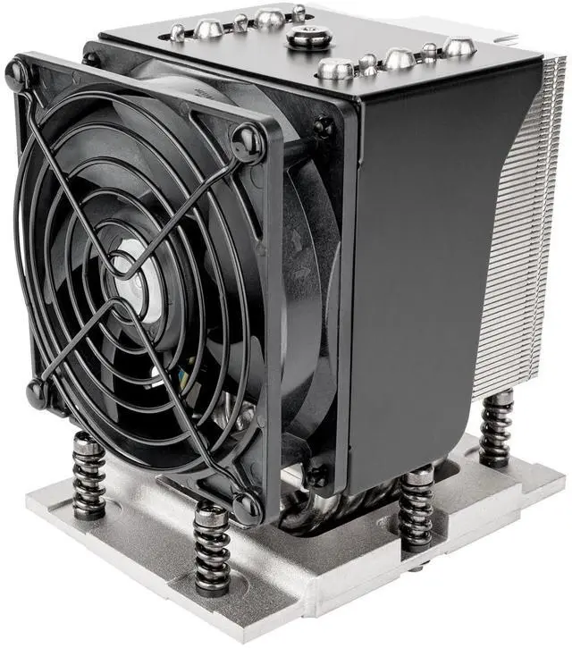 Main image of SilverStone Technology XE04-SP5 Black Fan Shroud 4U Server/Workstation CPU Cooler for Socket SP5, SST-XE04-SP5B