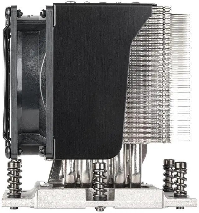 Alt view image 2 of 5 - SilverStone Technology XE04-SP5 Black Fan Shroud 4U Server/Workstation CPU Cooler for Socket SP5, SST-XE04-SP5B