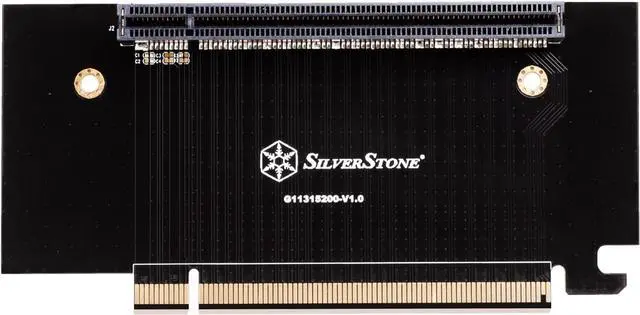 Alt view image 2 of 3 - SilverStone Technology RC06 PCI Express 4.0 x16 Riser Card for RVZ01, RVZ03, ML07, and FTZ01