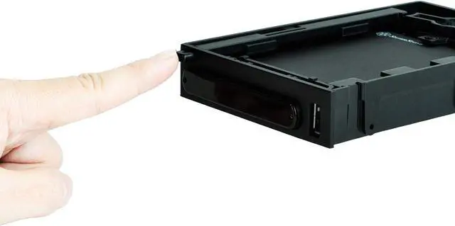 Alt view image 6 of 7 - Silverstone Tek 2.5-Inch USB 3.0 HDD/SDD Enclosure with 3.5-Inch Hot-Swap Drive Bay