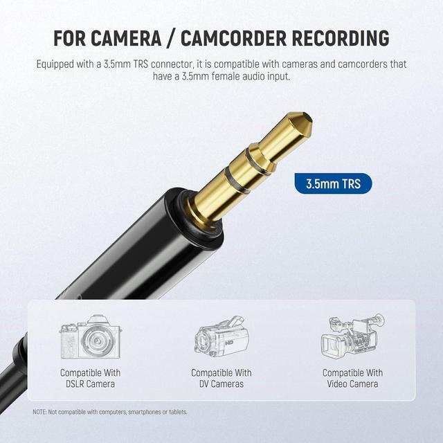 Alt view image 6 of 7 - 2 Pack Lavalier Lapel Microphone for DJI Wireless Mic Transmitters, Compatible with Rode Wireless GO II 2, Omnidirectional Condenser Wired Clip On Lav Mics for Stage YouTube Live Streaming, CM5