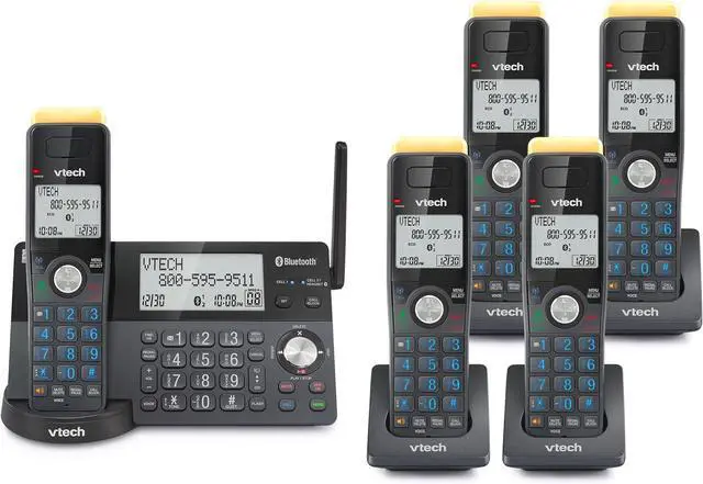 VTech IS8128-51 Super Long Range 5-Handset DECT 6.0 Cordless