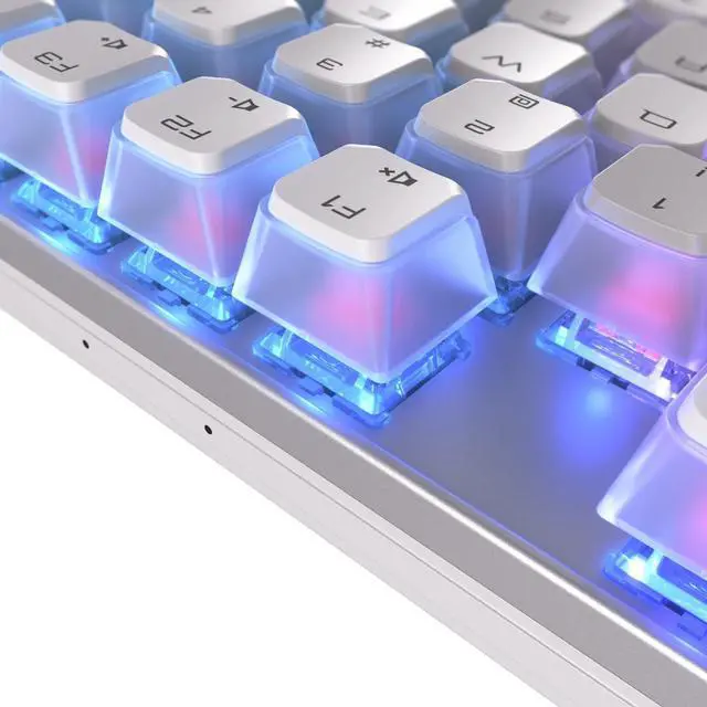 Alt view image 5 of 5 - Cherry MX 8.2 TKL Wireless Gaming Keyboard XAGA Edition. (White, MX2A Blue Switch)