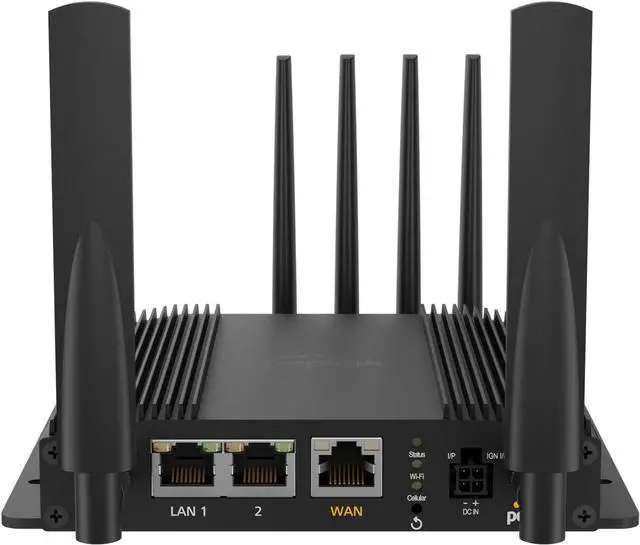 Main image of Peplink MAX BR1 Pro [CAT 20] | LTE-A Pro Modem with Redundant SIM Slots | Wi-Fi 6 | GPS Receiver| Drop-In Mode, Load Balancing / Failover, Ignition Sensing | MAX-BR1-PRO-GLTE-S-T-PRM