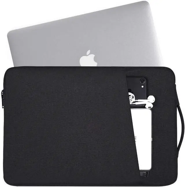Alt view image 5 of 7 - 17.3 Inch Laptop Carry Case Sleeve for HP ENVY 17 17t/Pavilion 17/Omen 17, Acer Predator 17, Dell Inspiron 17/Dell G3 G7 17.3, Lenovo Ideapad 17, MSI GS75, 17 in Waterproof Computer Bag with Handle