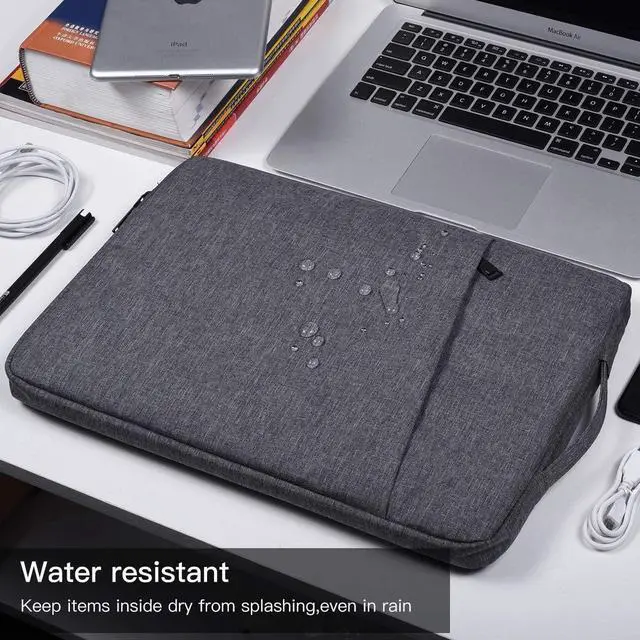 Alt view image 6 of 7 - 17.3 Inch Waterproof Laptop Case with Handle for HP ENVY 17 17t/Pavilion 17, Acer Predator 17/Aspire 17.3, Dell Inspiron 17, Lenovo, LG, MSI GS75 GL75, 17.3 inch Laptop Carrying Bag