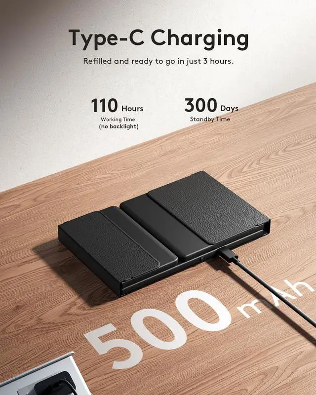 Alt view image 3 of 7 - Foldable Bluetooth Keyboard with Touchpad, Full-Size Wireless Folding Keyboards with Backlight, Portable Travel for iOS Android Windows Mac OS, Support 3 Device(BT5.1 x 3), Black