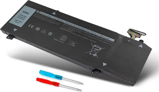 Main image of 60Wh 15.2V 1F22N Battery Replacment for Dell G7 15 7590,G7 15 7790,G5 15 5590,G5 5590,G7 7590 7790,Alienware M15 R1 Alienware M17 P37E Laptop P79F P82F P40E 0JJPFK 08622M XRGXX 06YV0V JJPFK HYWXJ