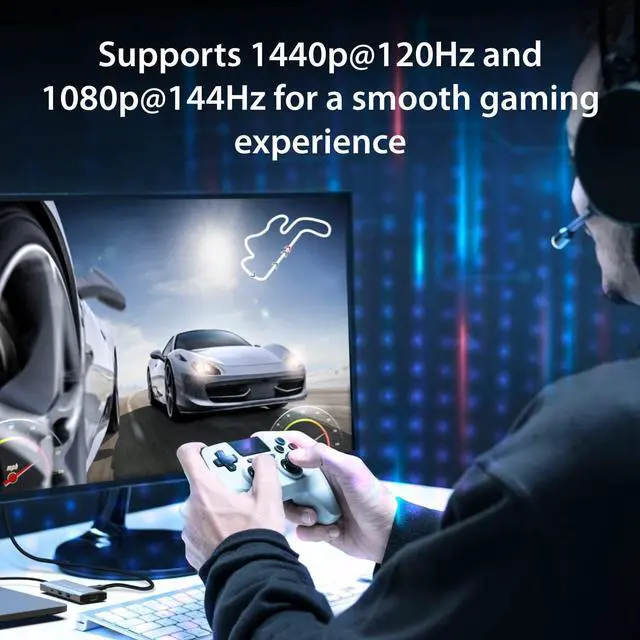 Alt view image 4 of 7 - j5create Laptop Docking Station, 9-in-1, 4K60Hz HDMI, USB-C 10Gbps, 2 USB-A 10Gbps, 100W PD with USB-C 5Gbps, Ethernet, SD 4.0 Card Reader, for MacBook, XPS, Surface Pro