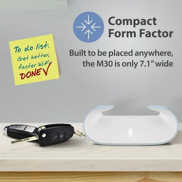 Alt view image 4 of 7 - D-Link AX3000 WiFi 6 Mesh Router - Contemporary Ecofriendly Design - High-Performance - Feature Rich - AI Enabled - Parental Controls  Covers up to 2800+ sq. ft  Expandable Mesh (M30)