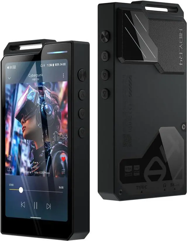 Main image of Mp3 & Mp4 Players spotify Player with Bluetooth and WiFi 4-Way HiFi DAP Android 12 OS 3.5mm po+4.4mm bal 32G+2TB Scalable Memory