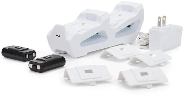Alt view image 4 of 4 - PowerA Duo Charging Station for Xbox Series X|S - White, Wireless Controller charging, Charge, rechargeable battery, Xbox Series X|S, Xbox One