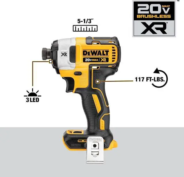 Alt view image 4 of 6 - DEWALT 20V MAX Hammer Drill and Impact Driver, Cordless Power Tool Combo Kit with 2 Batteries and Charger