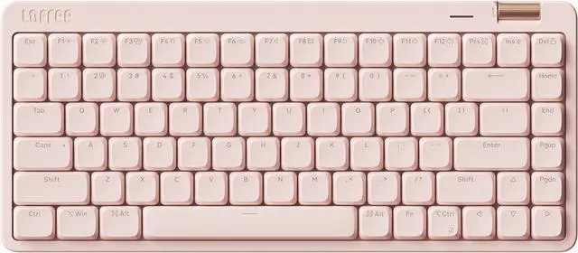 Main image of Flow Lite 84 Keys Low Profile Mechanical Keyboard, 75% Swappable Rechargeable Wireless Keyboard with 2.4G Receiver, Bluetooth and Wired Connection for Windows, Mac/Specter Linear Switches Pink