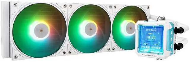 Main image of Thermalright FW PRO 360 ARGB White-360mm AIO CPU Liquid Cooler,IPS LCD Screen with 320 * 320 Resolution,for AM4/AM5/Intel LGA1700/1851,2.73 inchMagnet-Absorbent LCD Screen for Images