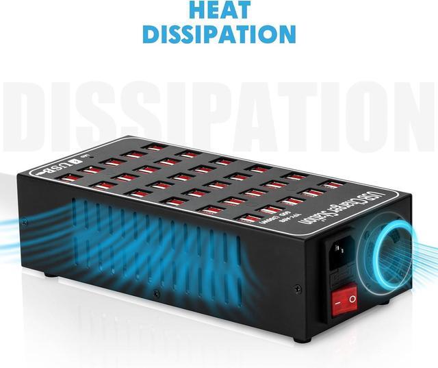 Alt view image 5 of 7 - USB Charging Station for Multiple Devices, 300W 60 Port Desktop Fast Charger Station with Intelligent Protection, Multi Ports USB Charger Block for Home School Hotel Office Shopping Malls