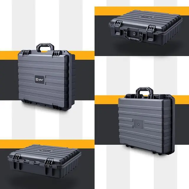 Alt view image 6 of 7 - Waterproof Hard Case with Customizable Foam, Interior Size 16x13.2x4.6 in, Suitable for laptop, electronics, and more items