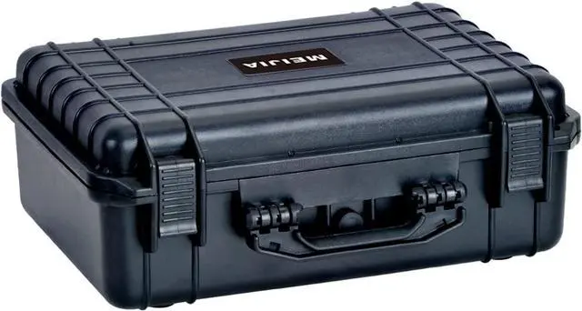 Main image of All Weather Portable IP67 Waterproof Protective Case, Hard Camera Case with customizable foam, Perfectly Protection of Camera, Drones,Pistols,Lens,Equipments,Black,18.5 x14.06x6.93inches
