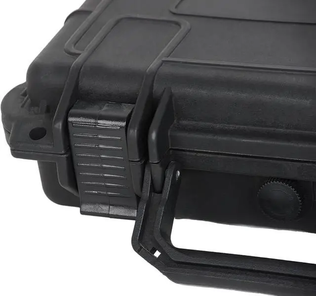 Alt view image 5 of 5 - All Weather Waterproof Hard Camera Case,Hard Case,With Customized Fit Foam Included, Elegant Black,Fit for Drones,camera,lens (13.39"x11.61"x3.93")
