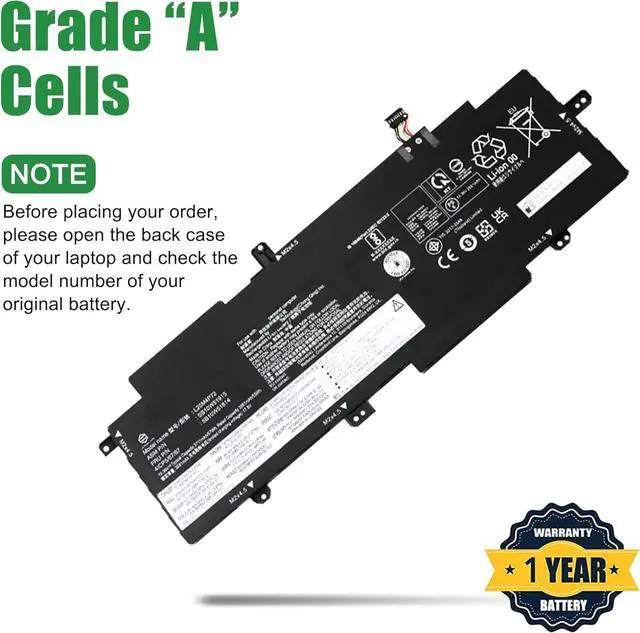 Alt view image 3 of 5 - L20M4P72 SB10W51915 5B10W51814 Battery Replacement for Lenovo ThinkPad T14s 2nd Gen 2021 Series L20L4P72 SB10W51914 5B10W13976 L20C4P72 SB10W51916 5B10W51815 L20D4P72 SB10W51917 5B10W51816
