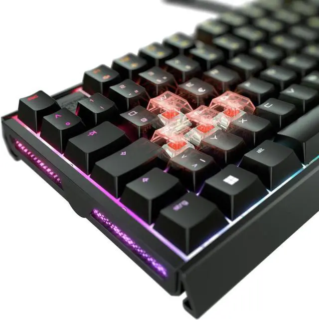 Alt view image 2 of 7 - CHERRY MX 3.1 Mechanical Wired Gaming Keyboard | New MX2A Switches (Black, MX2A Red)