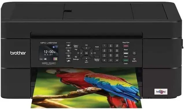 Main image of Brother Wireless All-in-One Inkjet Printer, MFC-J497DW, Multi-function Color Printer, Duplex Printing, Mobile Printing