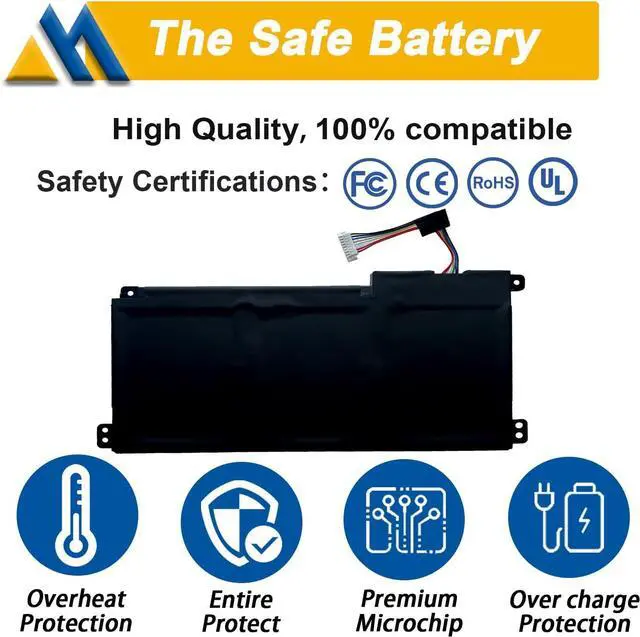 Alt view image 3 of 6 - B31N1912 C31N1912 Laptop Battery Replacement for ASUS VivoBook asus 14 E410M E410MA L410M L410MA E410KA F414MA E510MA E510KA L510MA R522MA L410MA L410MA-BV058TS L510ma-wb04 E510KA-EJ033TS 11.55V 42Wh