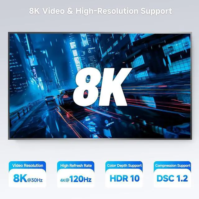 Alt view image 7 of 7 - Cable Matters [USB-IF Certified] 20Gbps USB4 Cable with Side Screw Lock 6.6ft, Up to [8K@30Hz / 4K@120Hz Video, 240W Charging, 20Gbps Data Transfer] USB C Cable with Screw Lock/USB C Locking Cable
