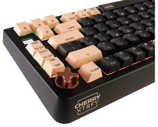 Alt view image 4 of 5 - Cherry 81 Keys Wireless Gaming Mechanical Keyboard,Tri-Mode BT5.0/2.4GHz/USB-C Hot Swappable Custom Keyboard, RGB Backlit Computer Gaming Keyboards for PC/MAC/iOS/Android, Brown MX2A Switches, Black