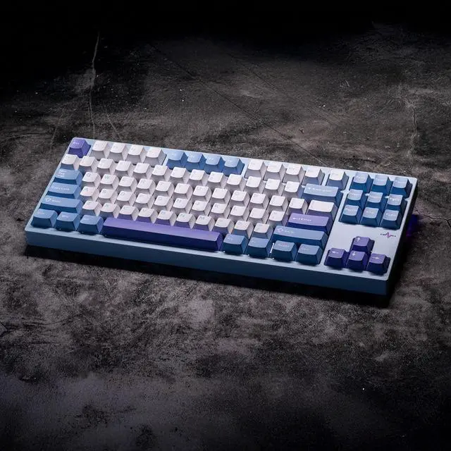 Alt view image 3 of 7 - WOB CRUSH80 RGB Gaming Keyboard Reboot CNC Aluminum 5-Second Quick-Release BT/2.4GHz/Wired  Connectivity 7500mAh battery Mechanical Keyboard with Superior Acoustics for PC/MAC/iOS/Android,  Blue
