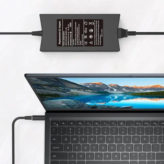 Alt view image 5 of 6 - Replacement for Dell 130W 7.4mm Tip AC Adapter Charger PA-4E LA130PM121 DA130PE1-00 JU012 CM161 Inspiron 15 7000 7559 G3 G5 Charger d6000 Docking Station Laptop Power Cord