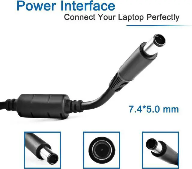 Alt view image 2 of 5 - 180w 19.5V 9.23A AC Laptop Charger Fit for DELL Precision 7510 7520 7530 7540 7550 7560 3530 7730 5530 M4600 M4700 M4800 M6400 M4500 DA180PM111 Laptop Adapter Power Supply Cord