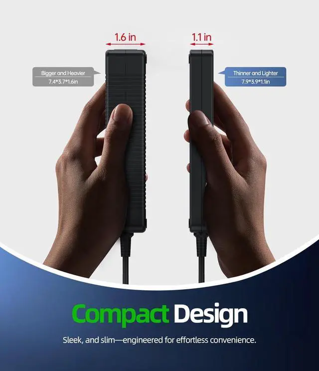 Alt view image 4 of 5 - 240W Charger Fit for Dell Alienware - UL Listed (Meets Highest Safety Standards) - Fit for Alienware M15 R5 R3 R4 R2 M17 R5 R3 R4 15 17 G5 G7 M16 M14X M17X X15 X16 Gaming Laptop Charging Power Cord