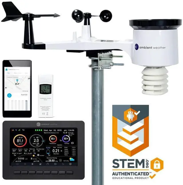 Alt view image 3 of 6 - Ambient Weather WS-2000 Smart Weather Station with WiFi Remote Monitoring and Alerts