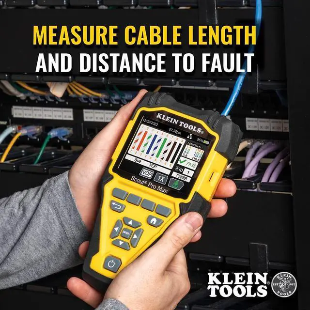 Alt view image 3 of 7 - Klein Tools VDV501-770 Cable Tester Set, Scout Pro Max Ethernet, Coax/Video, Phone, (RJ11/RJ12/RJ45) F-Connector Cables, Test-n-Map Remotes