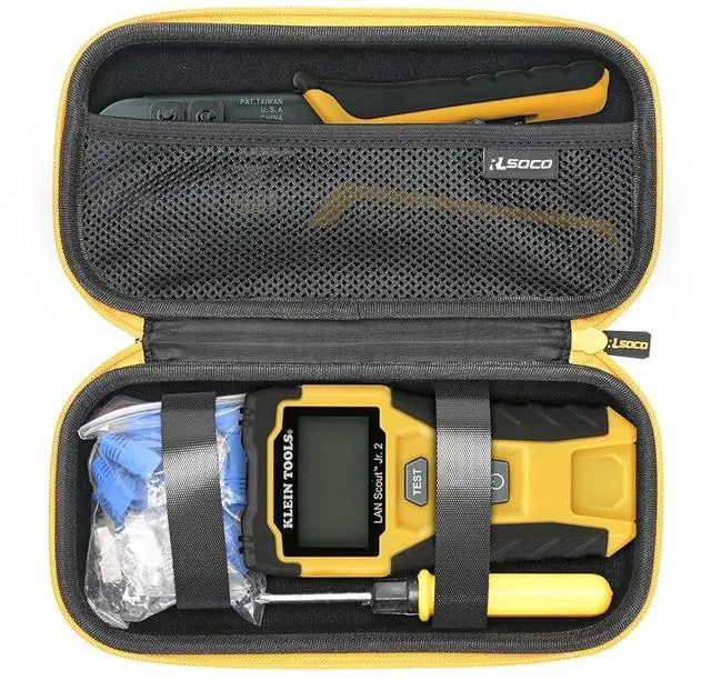 Main image of Carrying Case for Klein Tools VDV526-200/VDV501-851/VDV501-852/VDV501-853 Cable Tester Works with Klein Tools 80072 RJ45 Cable Tester Kit (Case Only)